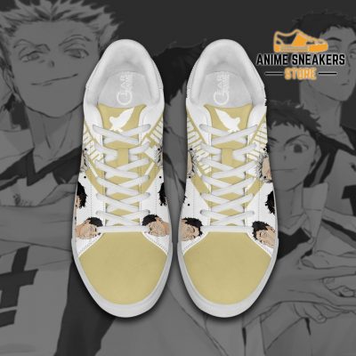 Haikyu Fukurodani Skate Shoes Black Haikyu!! Custom Anime