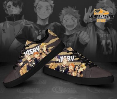 Haikyu Msby Skate Shoes Black Haikyu!! Custom Anime
