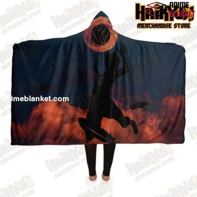 Haikyuu Hooded Blanket New Desgin No.5 Adult / Premium Sherpa - Aop