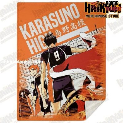 Haikyuu Karasuno High Premium Microfleece Blanket No.6 M - Aop