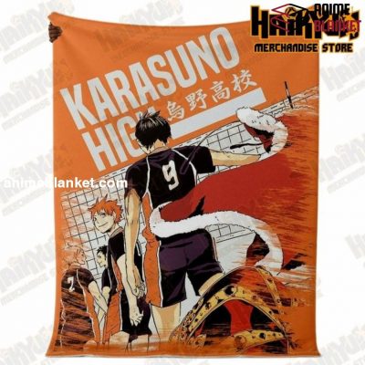 Haikyuu Karasuno High Premium Microfleece Blanket No.6 - Aop