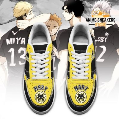 Haikyuu Msby Black Jackals Sneakers Uniform Anime Shoes Air Force