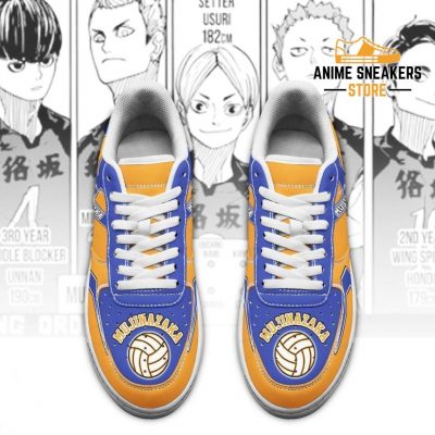 Haikyuu Mujinazaka High Sneakers Uniform Anime Shoes Air Force