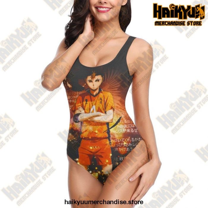 2021 Haikyuu Sexy Cross Back Swimwear Women Swimsuit Vintage Bathing Suits