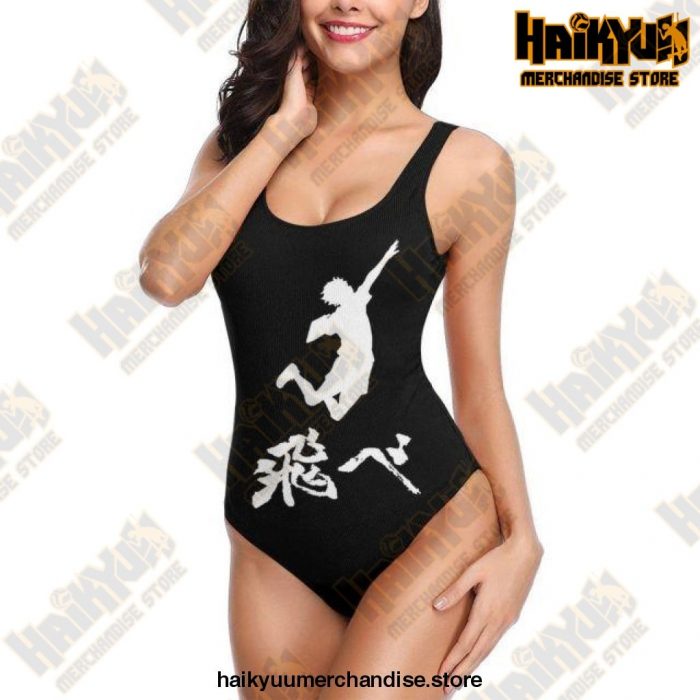 2021 Haikyuu Sexy Cross Back Swimwear Women Swimsuit Vintage Bathing Suits Design 5 / S