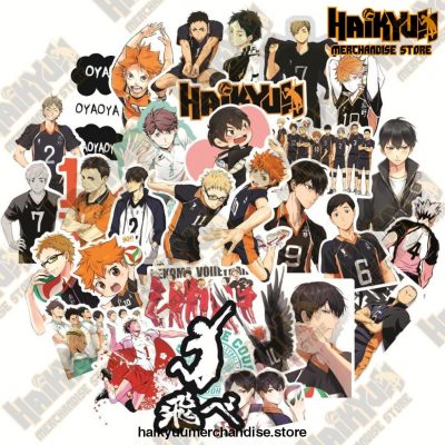 50Pcs New Anime Haikyuu!! Stickers