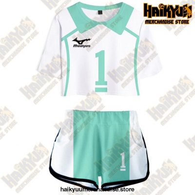 Aoba Johsai High Cosplay Sportswear Jerseys Uniform 1 / S