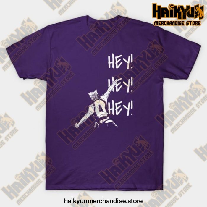 Bokuto Ace Haikyuu T-Shirt Purple / S