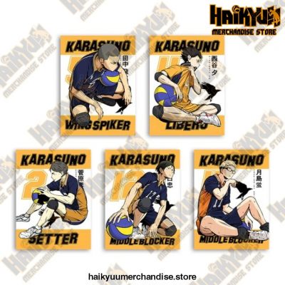 Canvas Hd Printed Haikyuu Pictures Wall Art 21X30Cm No Frame / Nordic Pq2686-5Pcs