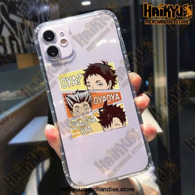 Cute Anime Oya Haikyuu Phone Case For Iphone X / Style 2