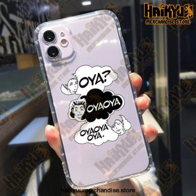 Cute Anime Oya Haikyuu Phone Case For Iphone Xs / Style 1