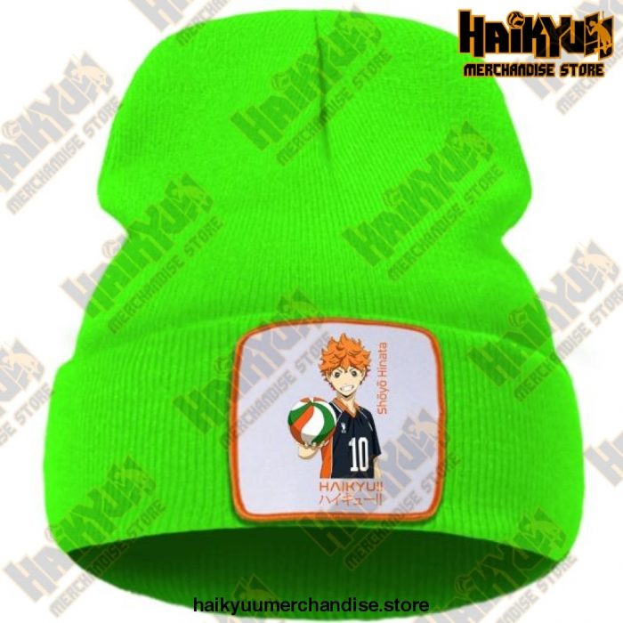 Haikyuu 2021 Hip Hop Knitted Beanie Green / China One Size