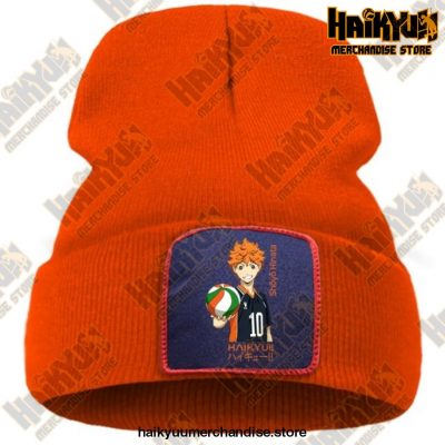 Haikyuu 2021 Hip Hop Knitted Beanie Orange / China One Size