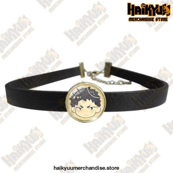 Haikyuu Necklace  Akaashi Keiji Brown Official Haikyuu Jewelry Merch