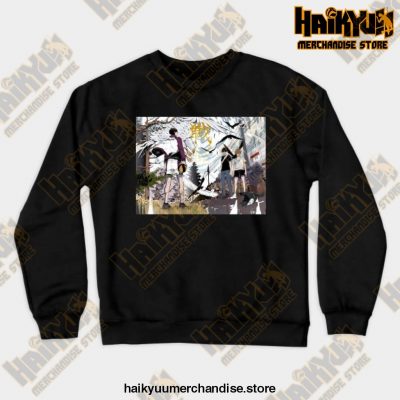 Haikyuu Anime Sweatshirt Black / S