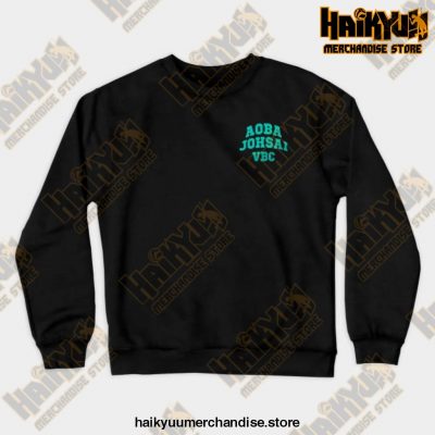 Haikyuu!! - Aoba Johsai Uniform Crewneck Sweatshirt Black / S