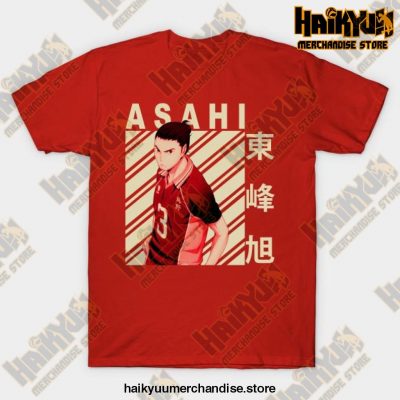 Haikyuu Asahi Azumane T-Shirt Red / S