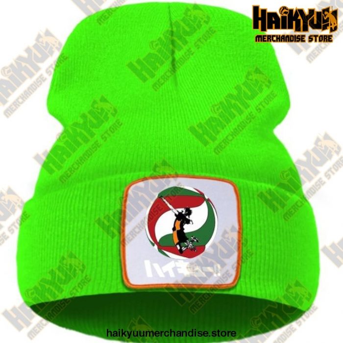 Haikyuu Cool Anime Hknitted Hats Green / China One Size