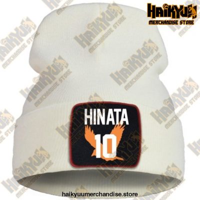 Haikyuu Hinata Shoyo Number 10 Beanie Beige / China One Size