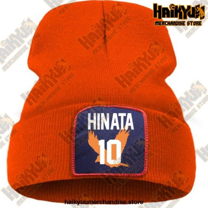 Haikyuu Hinata Shoyo Number 10 Beanie Orange / China One Size