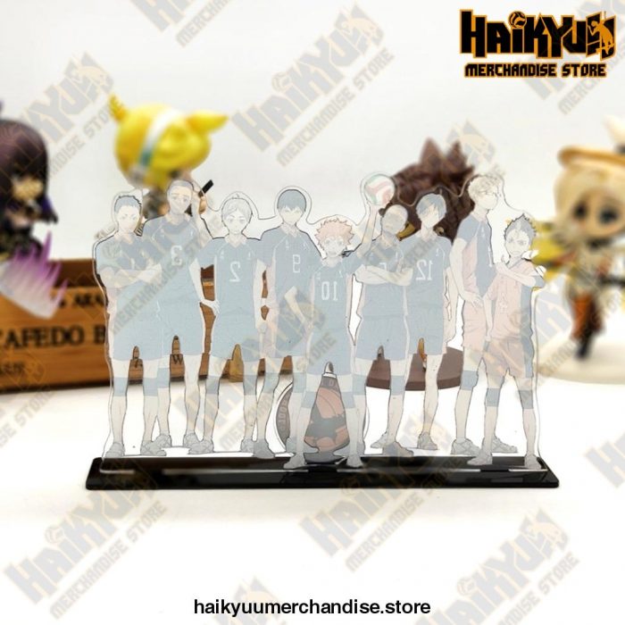 Haikyuu Karasuno High Team Acrylic Stand Model Figures