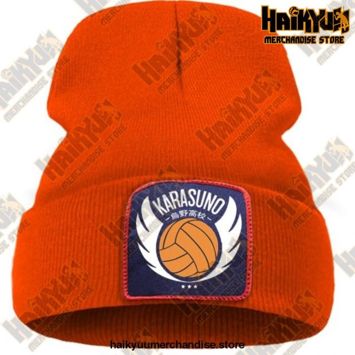 Haikyuu Karasuno High Winter Beanie Orange / China One Size