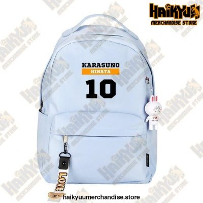 Haikyuu Backpack <br></noscript> Hinata Blue Official Haikyuu Backpack Merch