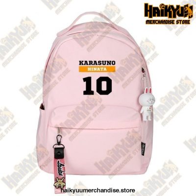 Pink Official Haikyuu Backpack Merch