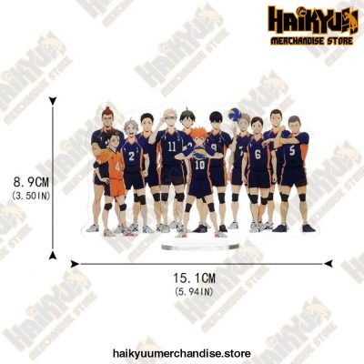 Haikyuu Karasuno Volleyball Team Desk Stand Figure