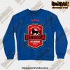 Haikyuu Team Nekoma Grunge Style Sweatshirt Blue / S
