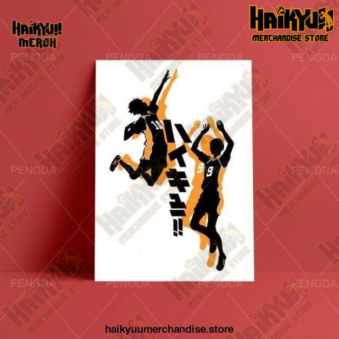 Haikyuu Wall Art  Kageyama and Hinata 13x18cm  No Frame Official Haikyuu Canvas Merch