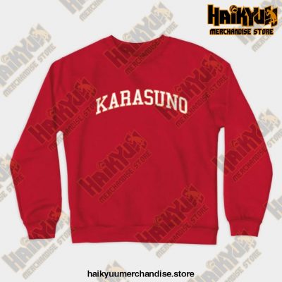 Karasuno Haikyuu Sweatshirt Red / S