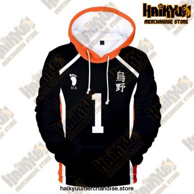 Karasuno High Cosplay Hoodie 1 / S