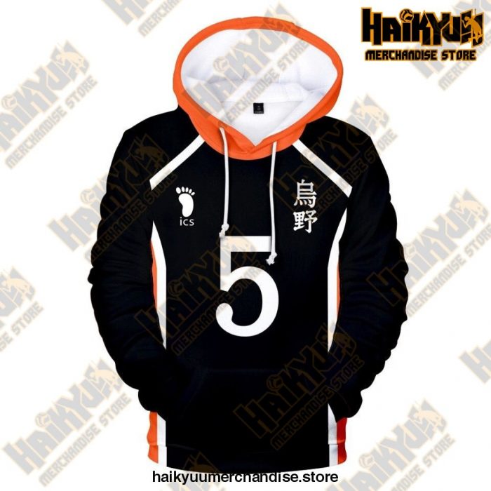 Karasuno High Cosplay Hoodie 5 / S