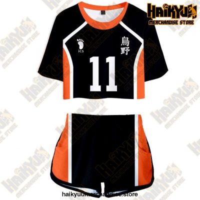Karasuno High Cosplay Sportswear Jerseys Uniform 11 / S