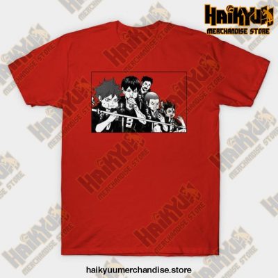 Karasuno T-Shirt Design Red / S