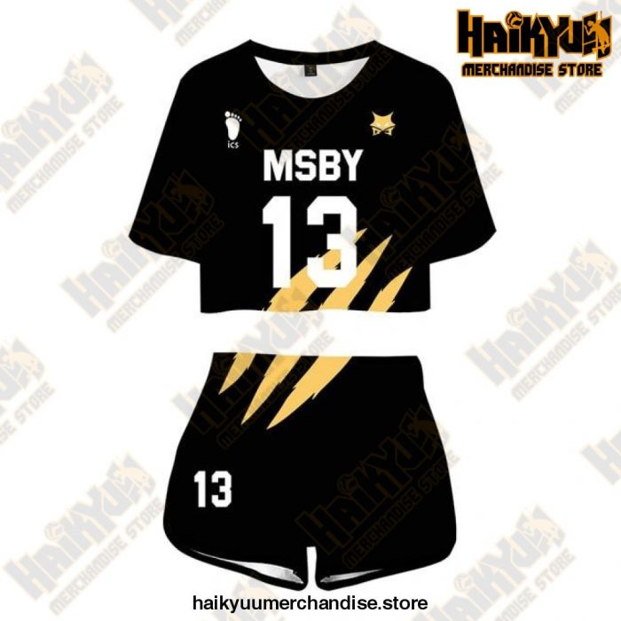 Msby Black Jackal Cosplay Sportswear Jerseys Uniform 13 / M