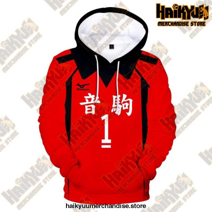 Nekoma High Cosplay Hoodie 1 / S