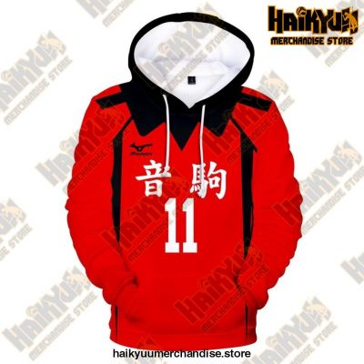 Nekoma High Cosplay Hoodie 11 / S