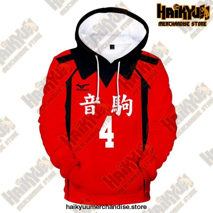 Nekoma High Cosplay Hoodie 4 / S