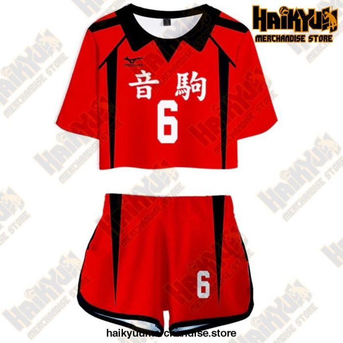 Nekoma High Cosplay Sportswear Jerseys Uniform 6 / S