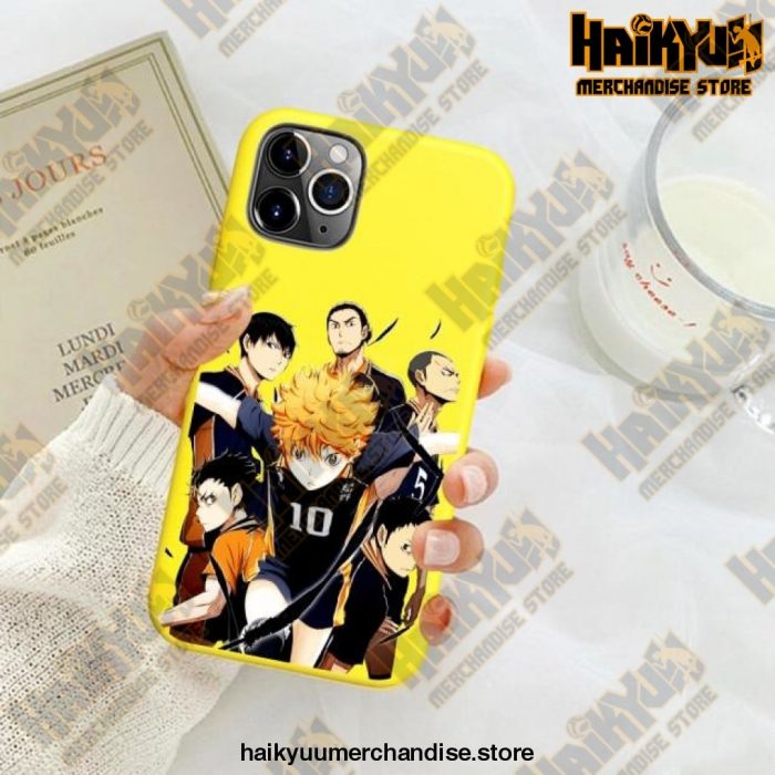 New Haikyuu Anime Yellow Phone Case 11 Pro Max / Y6036E