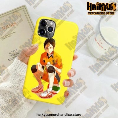 New Haikyuu Anime Yellow Phone Case 11 Pro Max / Y6037E