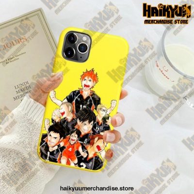 New Haikyuu Anime Yellow Phone Case 11 Pro Max / Y6038E