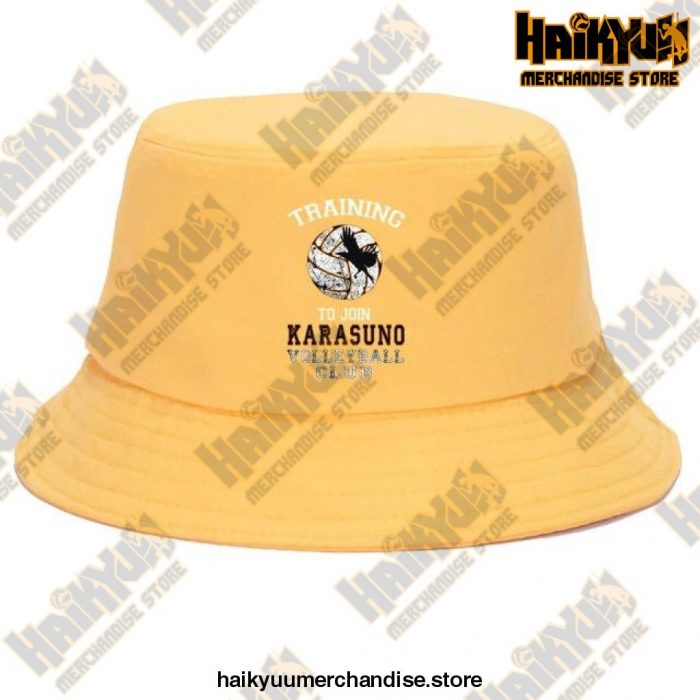 Training To Join Karasuno Volleyball Club Bucket Hat