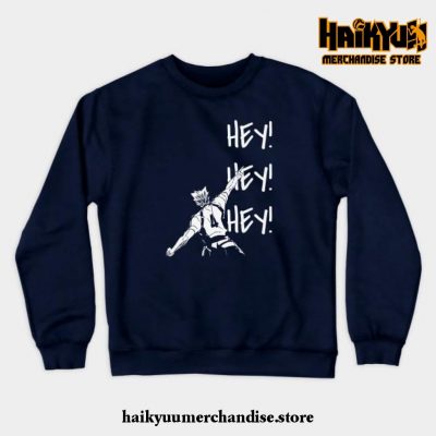 Bokuto Ace Haikyuu Crewneck Sweatshirt Navy Blue / S