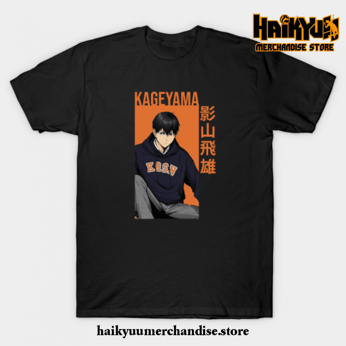 Kageyama Tobio - Haikyuu!! Anime T-Shirt Black / S