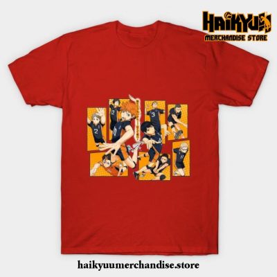 Karasuno Volleyball T-Shirt Red / S