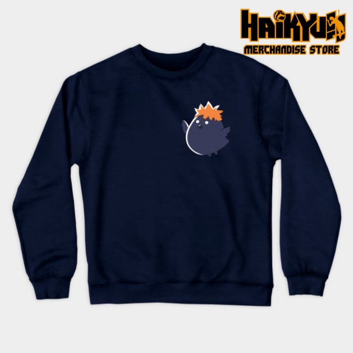 Chibi Crow Hinata Sweatshirt Navy Blue / S