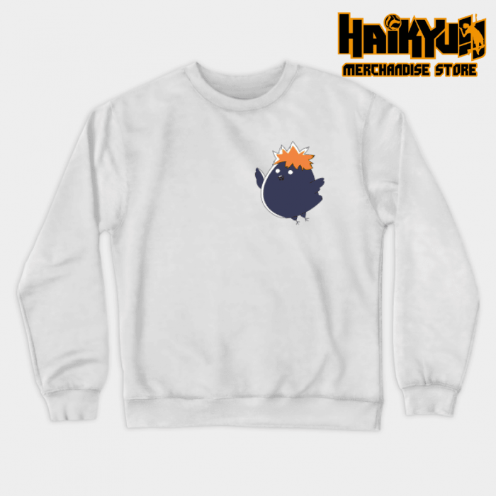 Chibi Crow Hinata Sweatshirt White / S